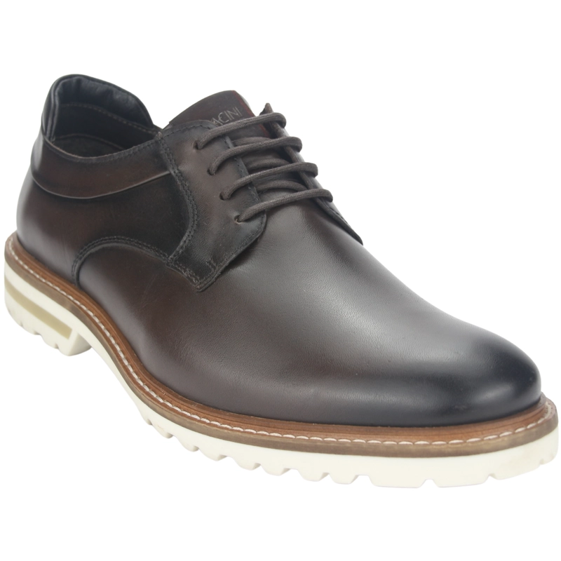 ZAPATO FERRACINI HOMBRE 3404 CINCY CAFE  OSCURO CASUAL - 3