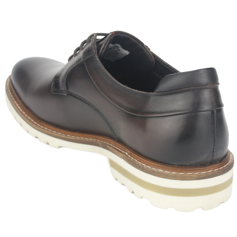 ZAPATO FERRACINI HOMBRE 3404 CINCY CAFE  OSCURO CASUAL - 4