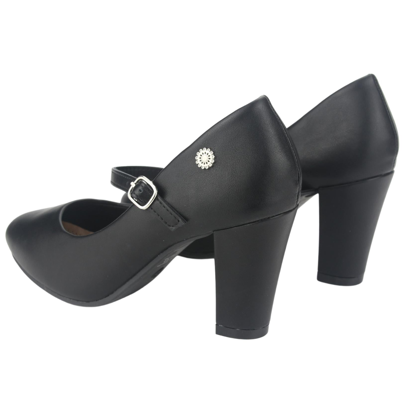 ZAPATO CHALADA MUJER COBNA-5 NEGRO CASUAL - 6