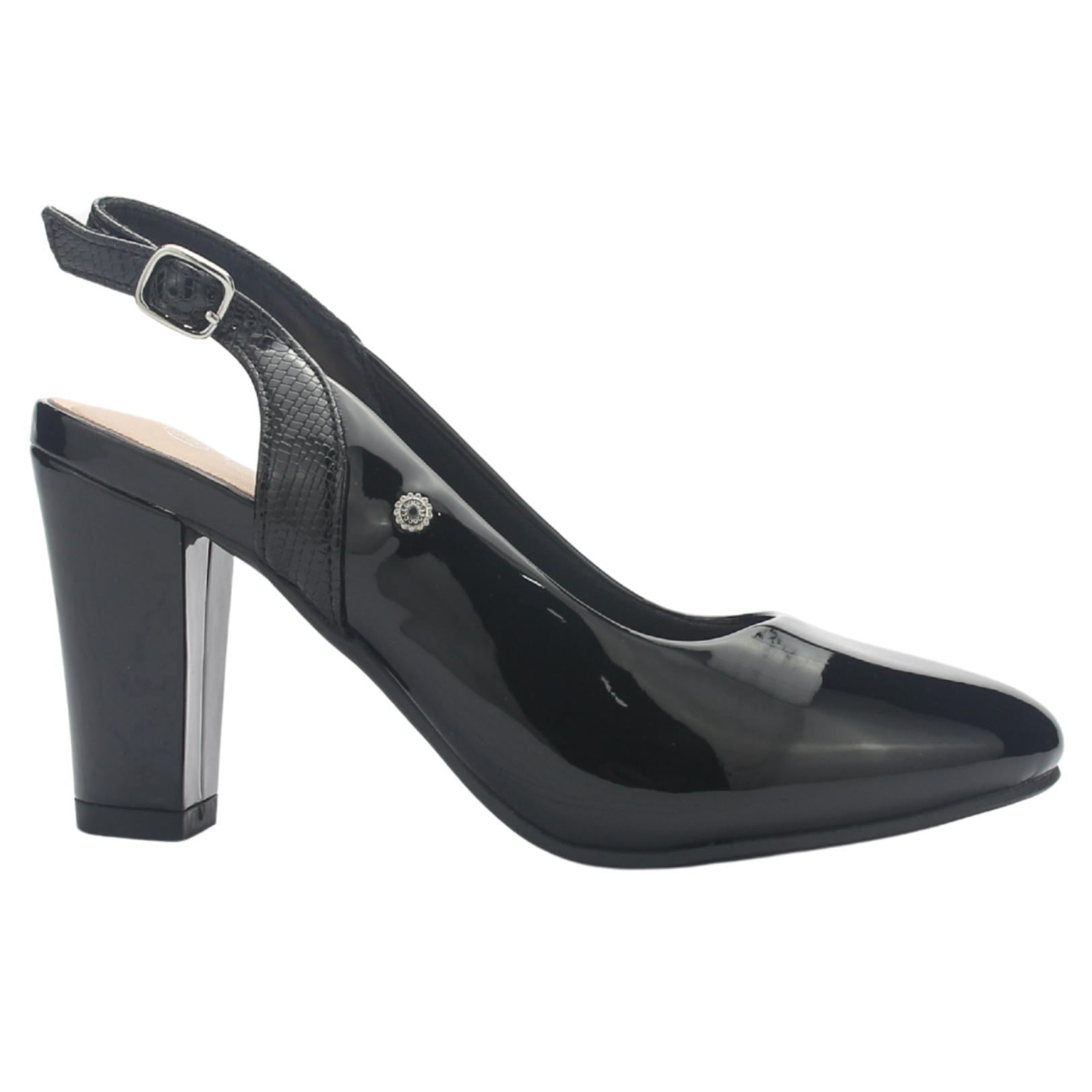 ZAPATO CHALADA MUJER COBNA-7 NEGRO CASUAL - 1
