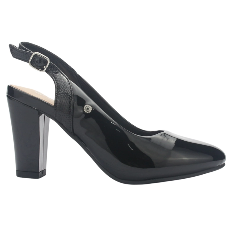 ZAPATO CHALADA MUJER COBNA-7 NEGRO CASUAL - 1