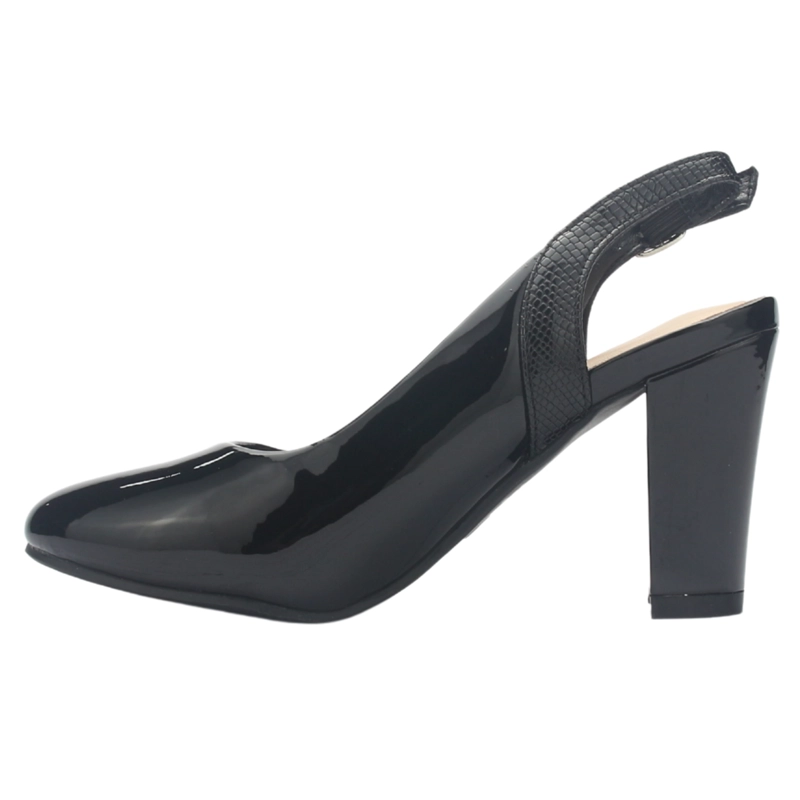 ZAPATO CHALADA MUJER COBNA-7 NEGRO CASUAL - 2