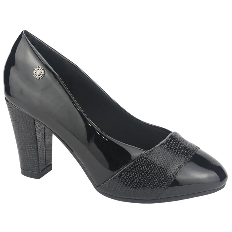 ZAPATO NEGRO MUJER CASUAL CHALADA COBNA - 1