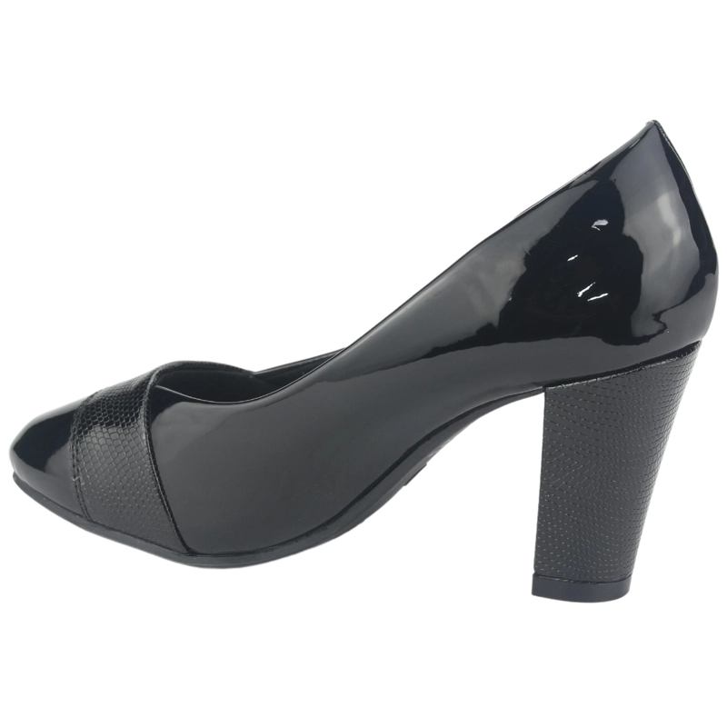ZAPATO NEGRO MUJER CASUAL CHALADA COBNA - 2