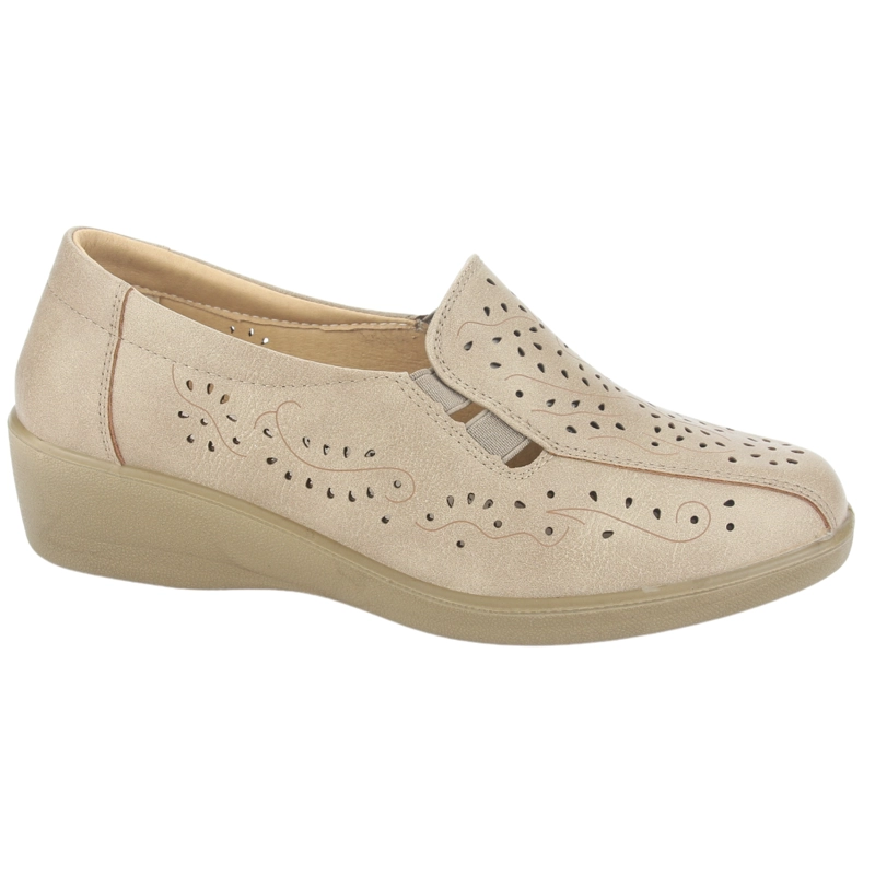 MOCASINES MUJER CHALADA BEIGE DINA-1 CASUAL - 1