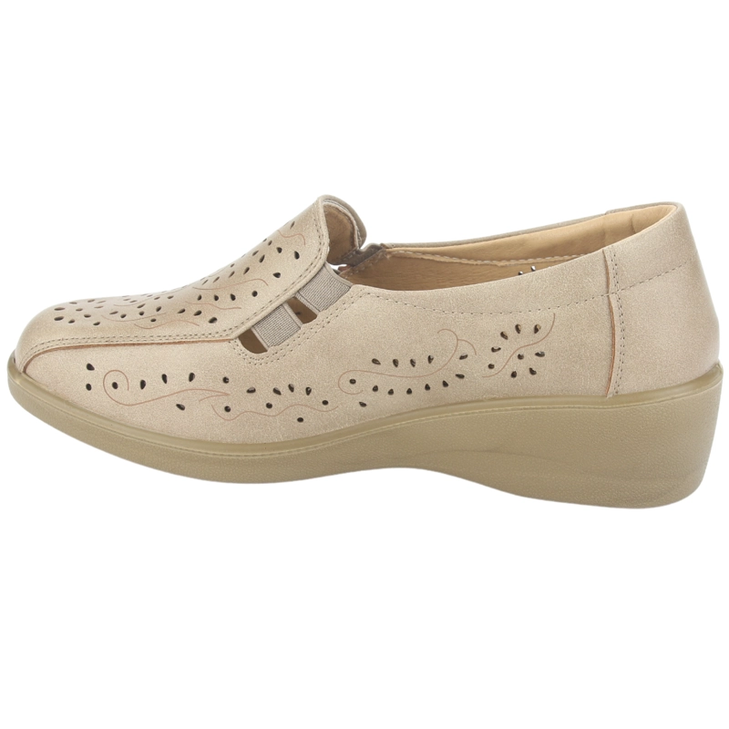 MOCASINES MUJER CHALADA BEIGE DINA-1 CASUAL - 2