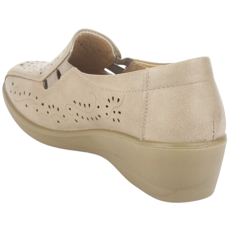 MOCASINES MUJER CHALADA BEIGE DINA-1 CASUAL - 4