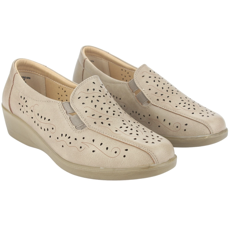 MOCASINES MUJER CHALADA BEIGE DINA-1 CASUAL - 5