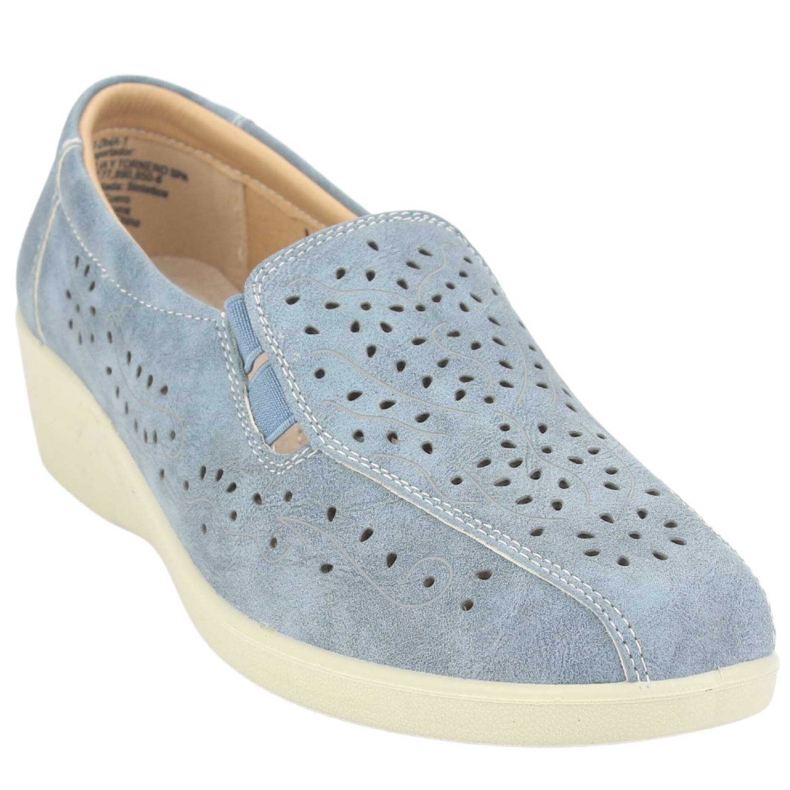 MOCASINES MUJER CHALADA AZUL DINA-1 CASUAL - 3