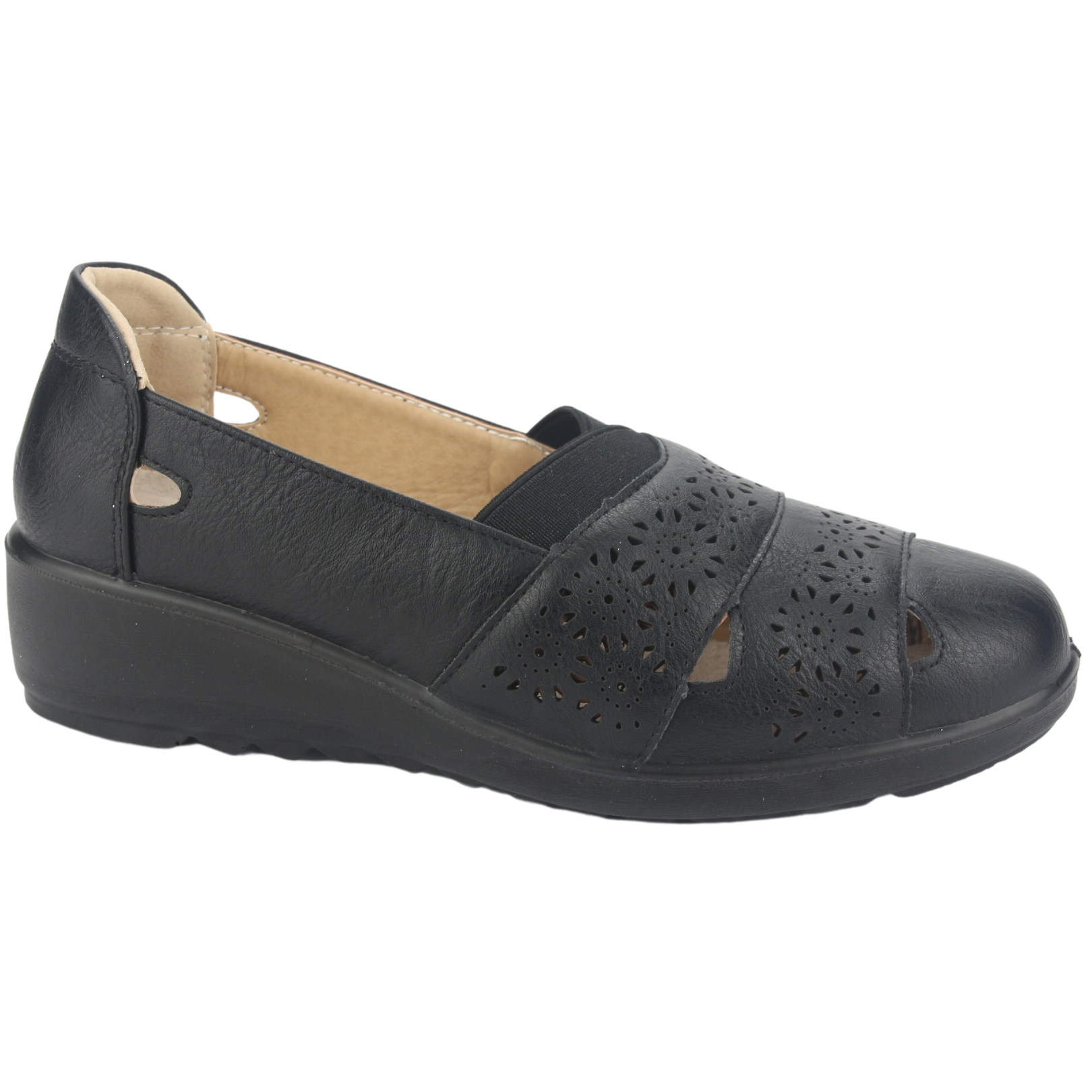MOCASIN CHALADA MUJER DEZA-1 NEGRO CASUAL - 1