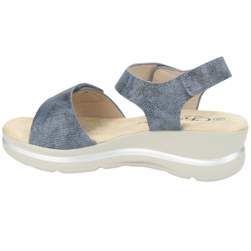 SANDALIAS MUJER CHALADA FAIRLY-2 AZUL CASUAL - 2
