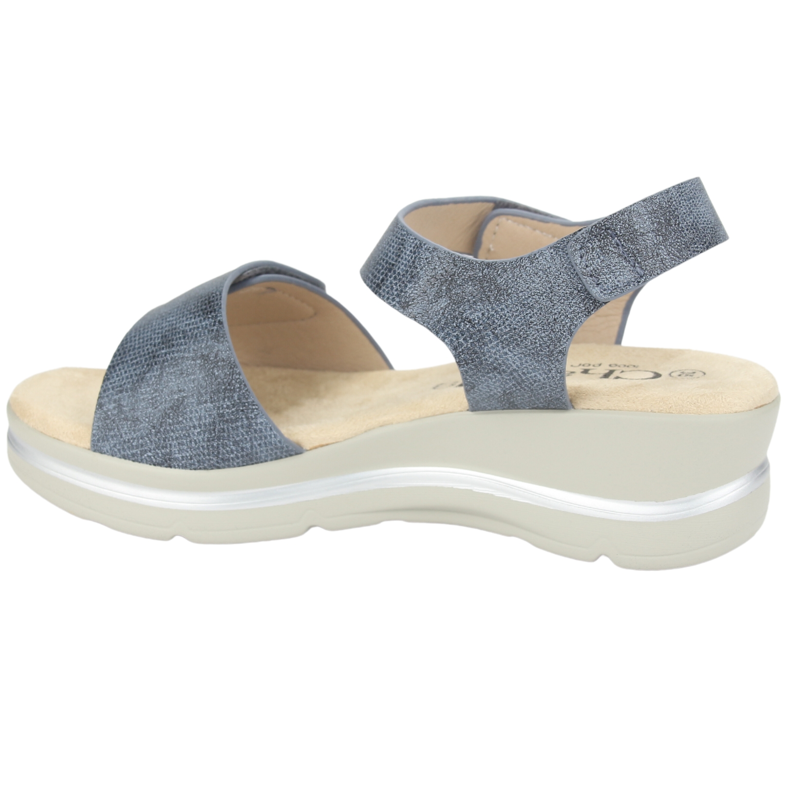 SANDALIAS MUJER CHALADA FAIRLY-2 AZUL CASUAL - 2
