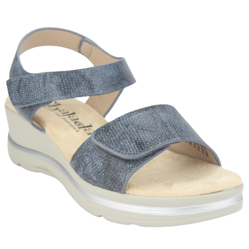 SANDALIAS MUJER CHALADA FAIRLY-2 AZUL CASUAL - 3