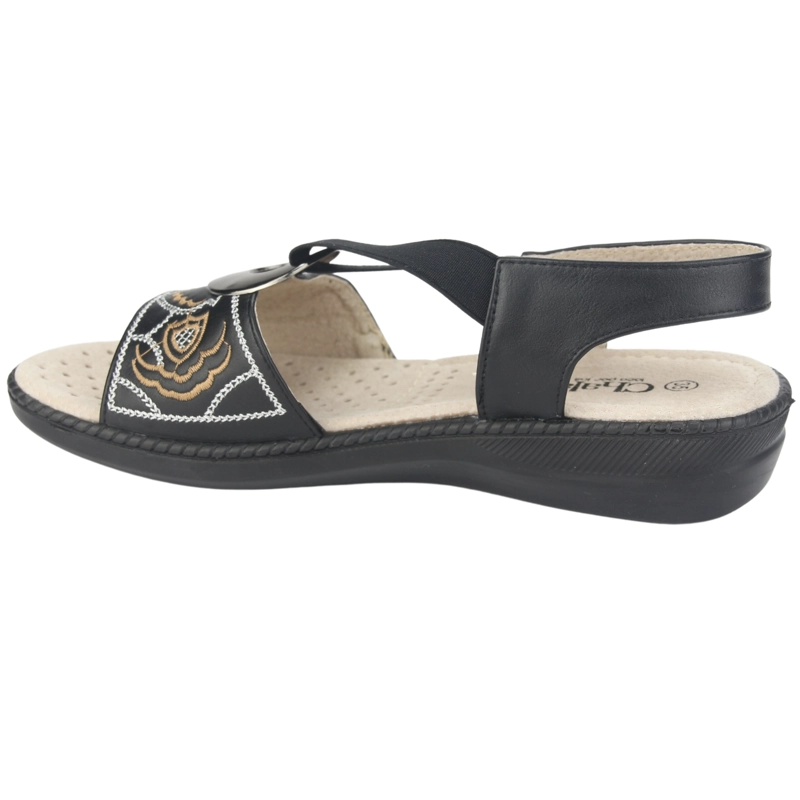 SANDALIAS MUJER CHALADA LENA-3 NEGRO CASUAL - 2