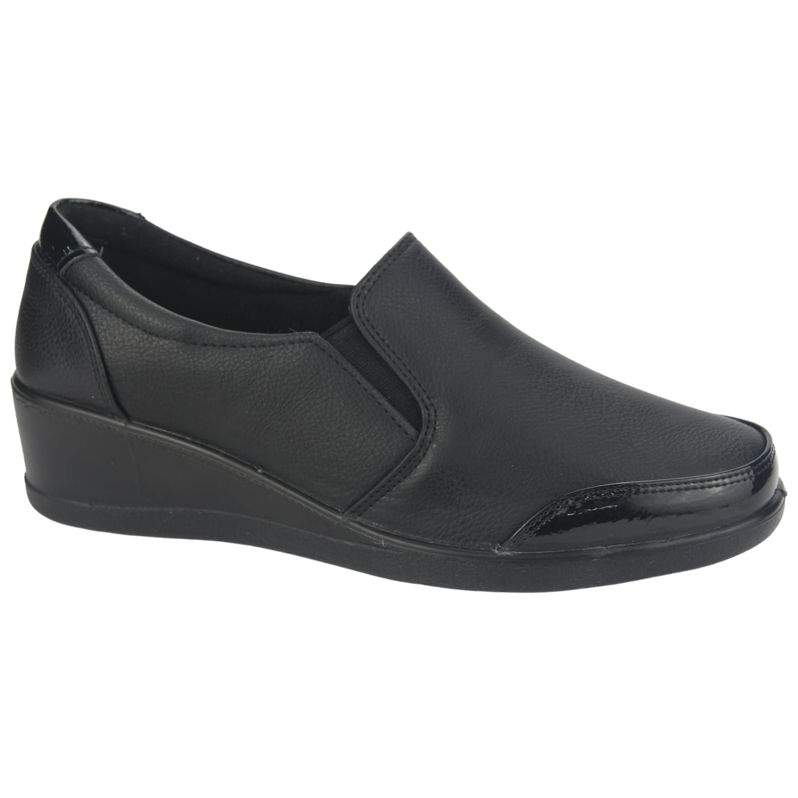MOCASINES MUJER CHALADA NEGRO OSCAR-2 CASUAL - 1