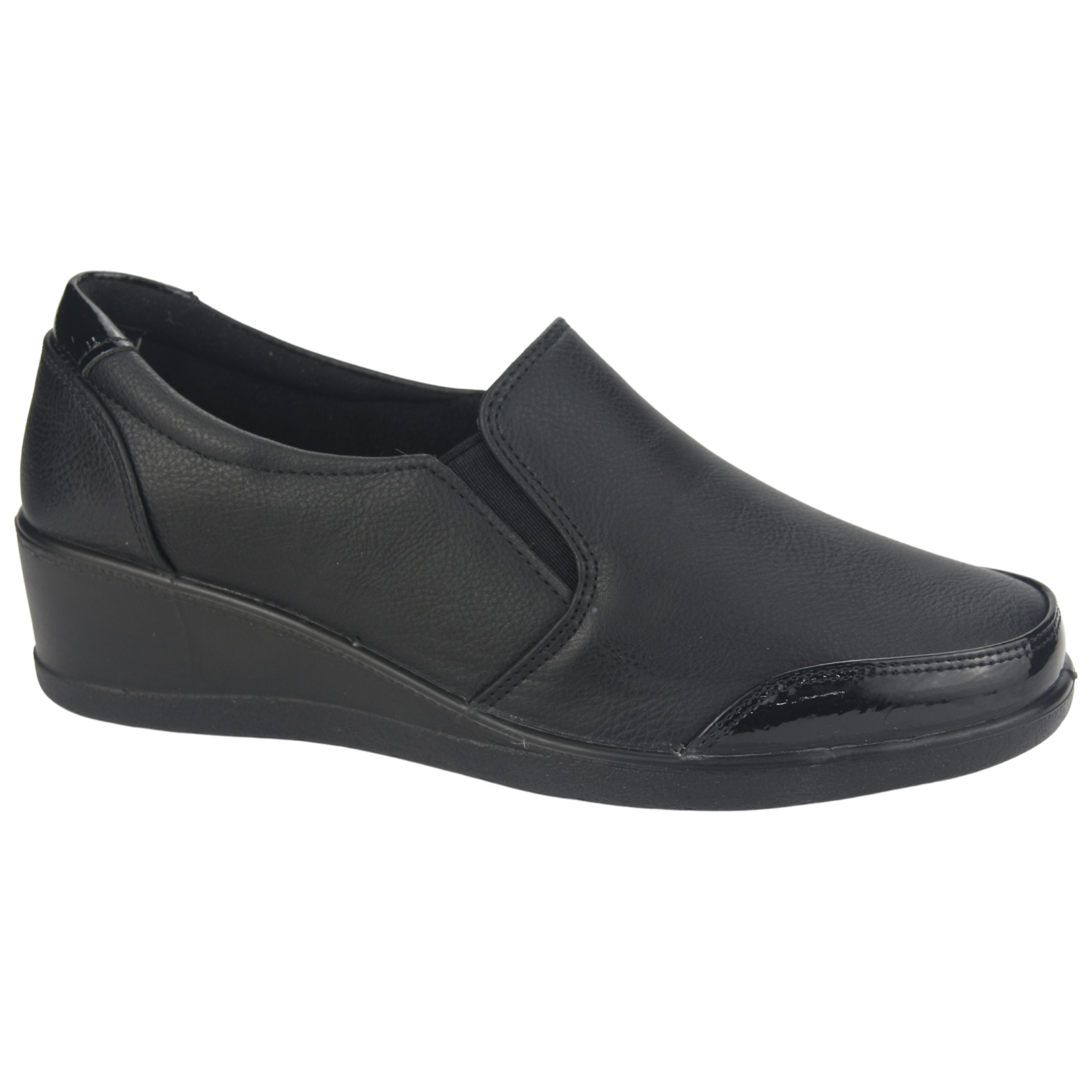 MOCASINES MUJER CHALADA NEGRO OSCAR-2 CASUAL - 1