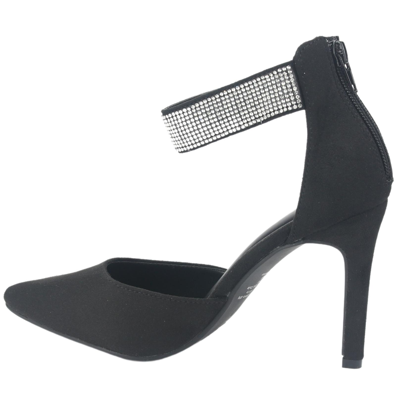 ZAPATO CHALADA MUJER CRISTAL-2 NEGRO CASUAL - 2