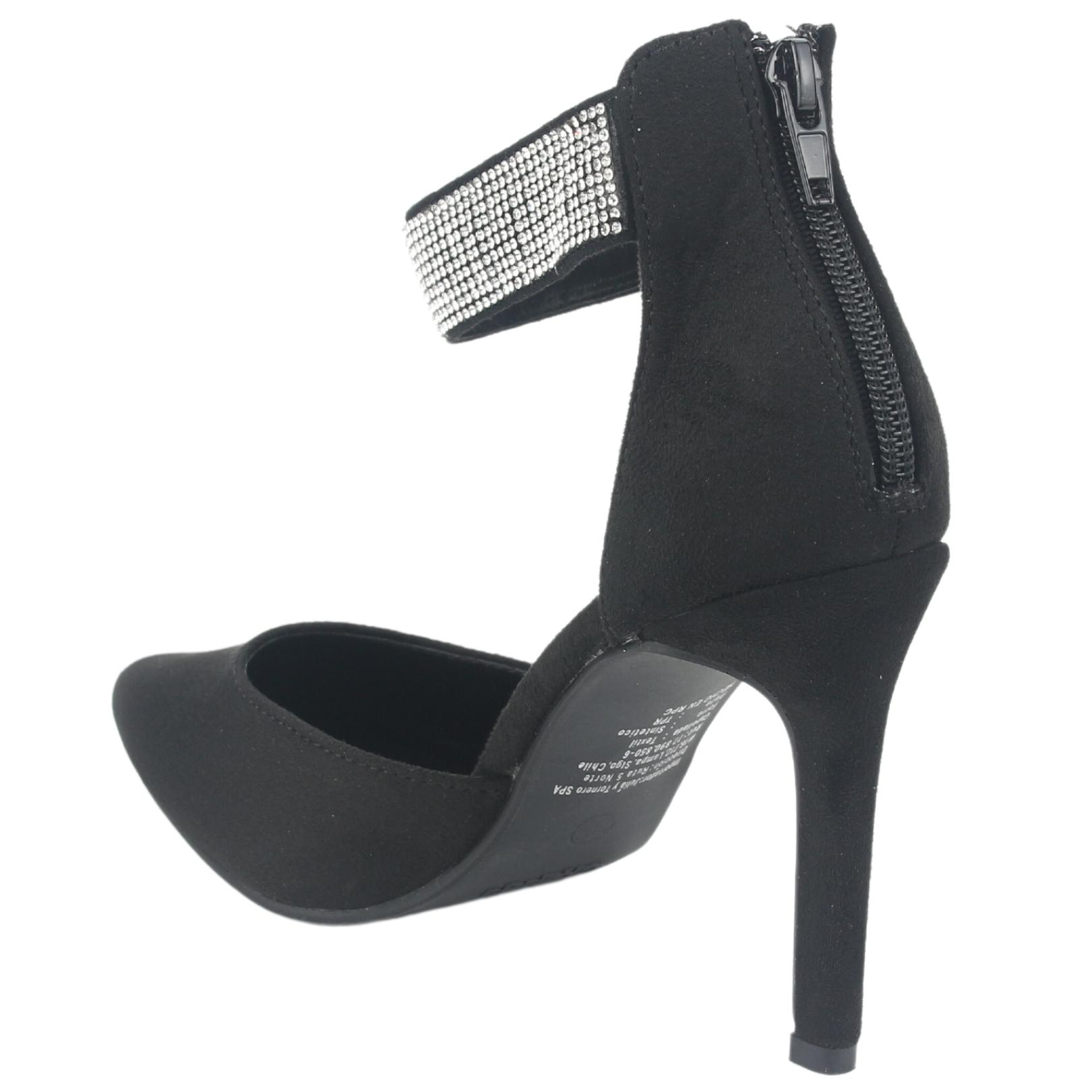 ZAPATO CHALADA MUJER CRISTAL-2 NEGRO CASUAL - 4