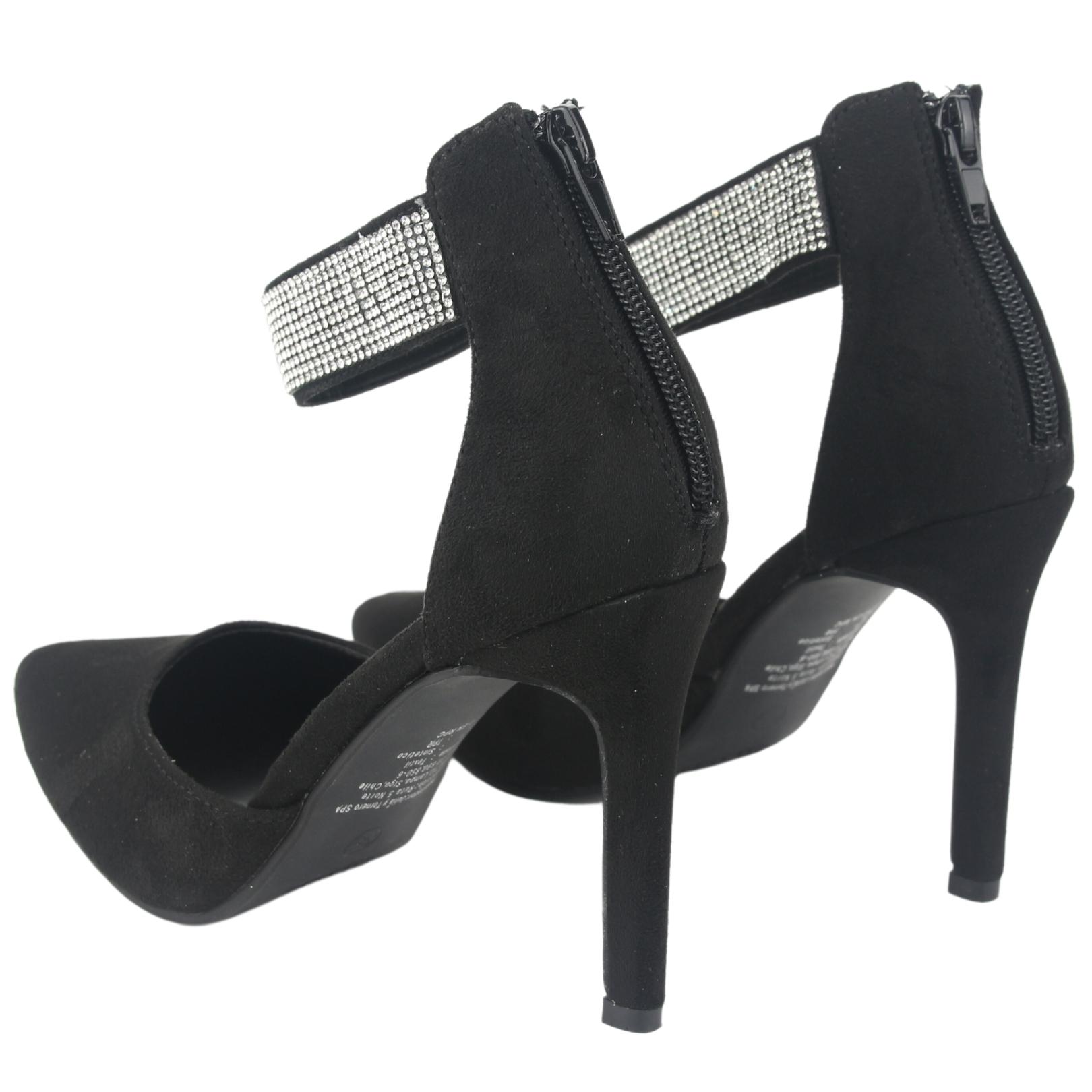 ZAPATO CHALADA MUJER CRISTAL-2 NEGRO CASUAL - 6