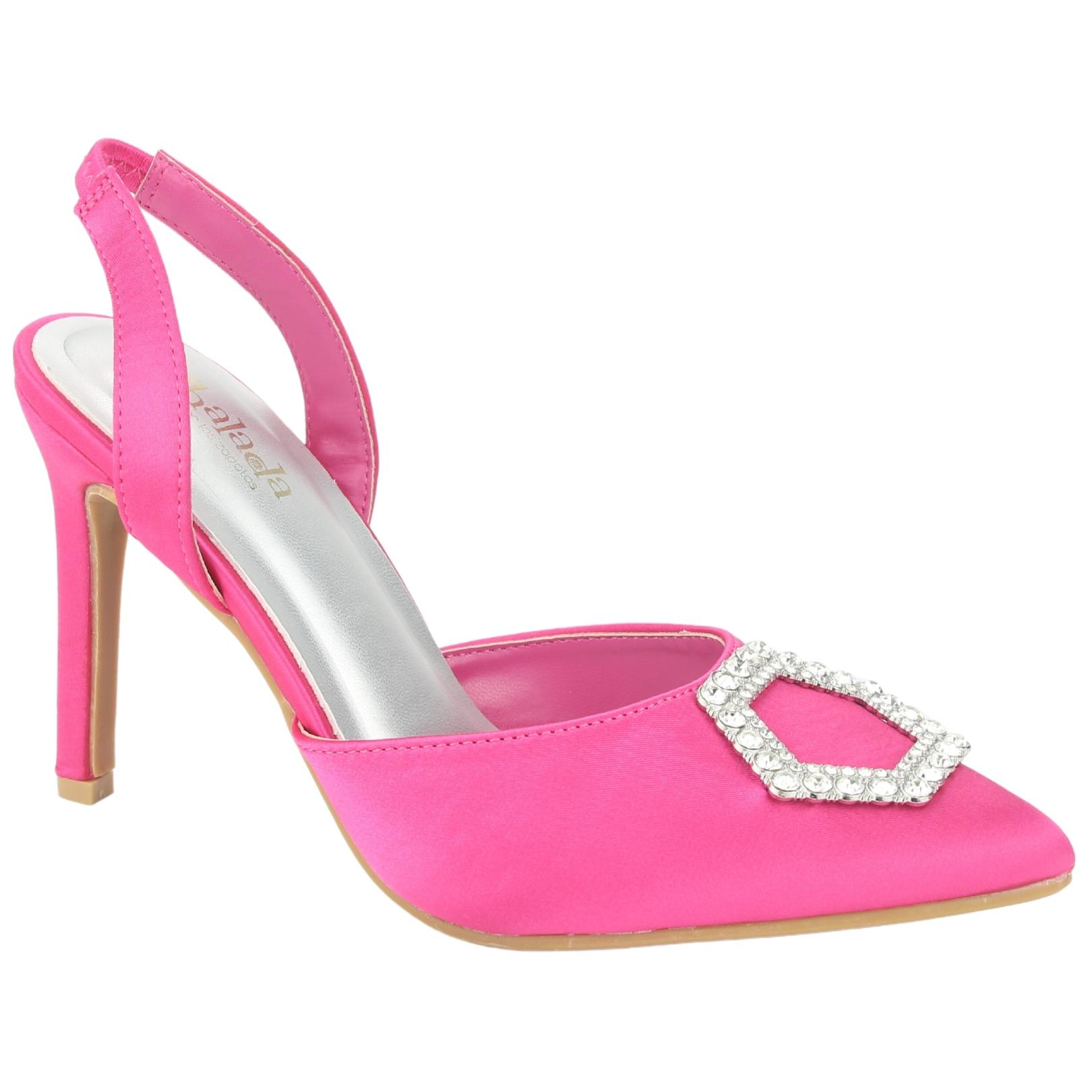 ZAPATO CHALADA MUJER CRISTAL-4 ROSADO CASUAL - 1