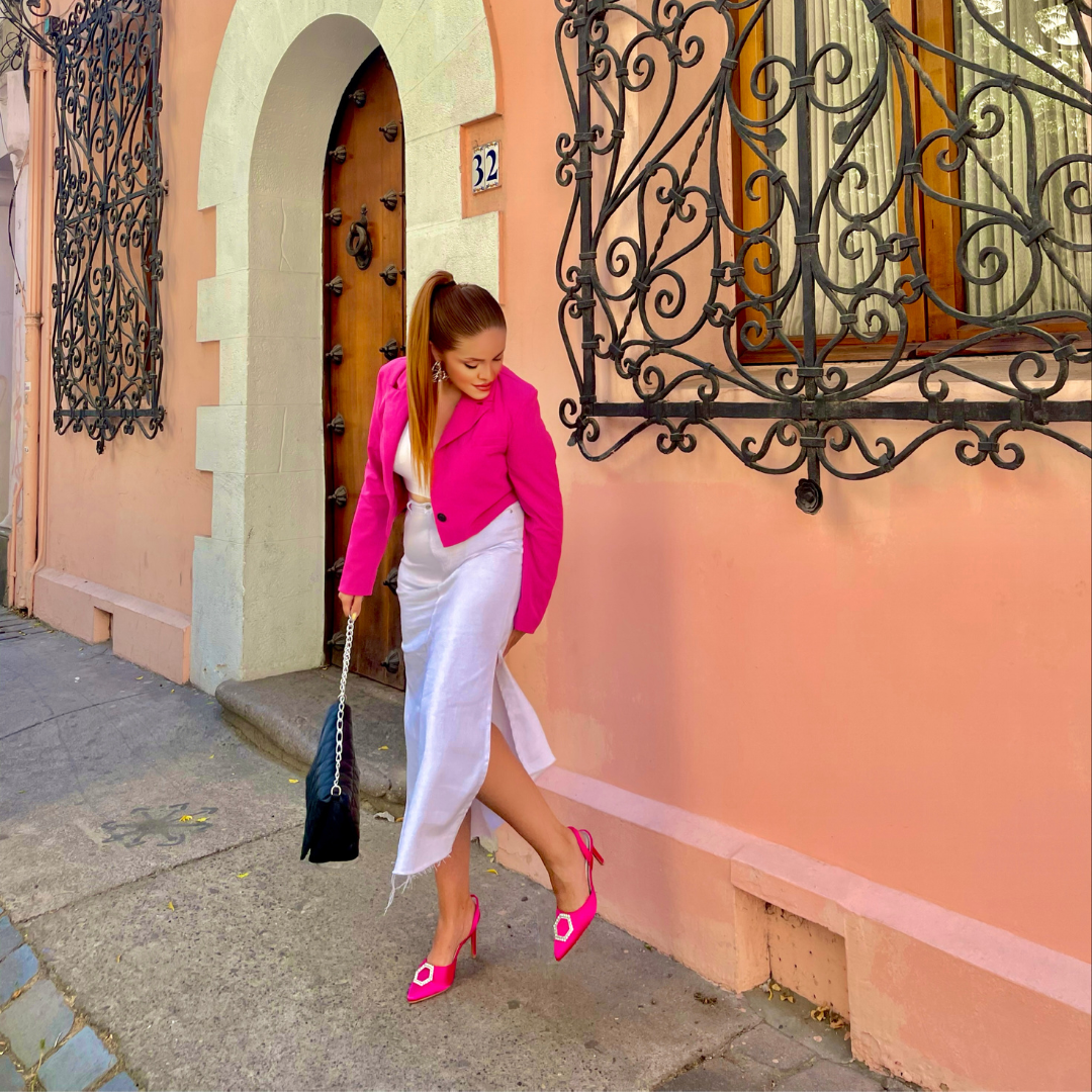 ZAPATO CHALADA MUJER CRISTAL-4 ROSADO CASUAL - 2