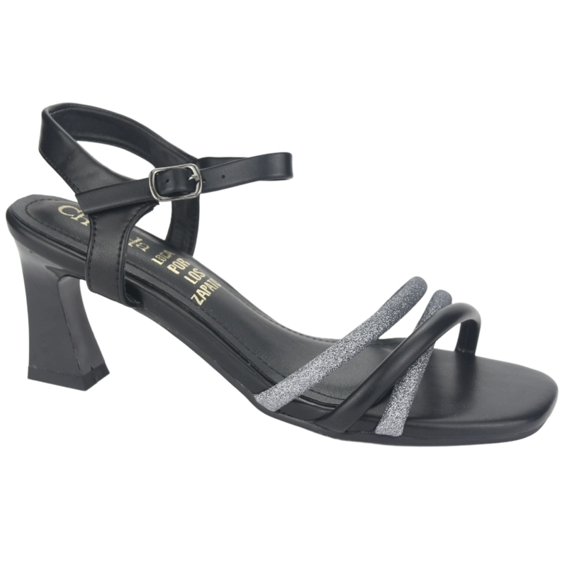 SANDALIAS MUJER CHALADA MURCIA-2 NEGRO CASUAL - 1
