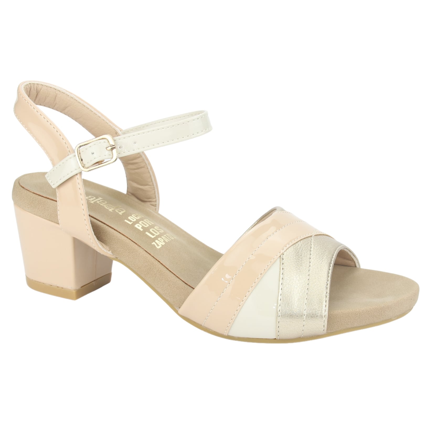 SANDALIAS MUJER CHALADA FLEX-5 BEIGE CASUAL - 1