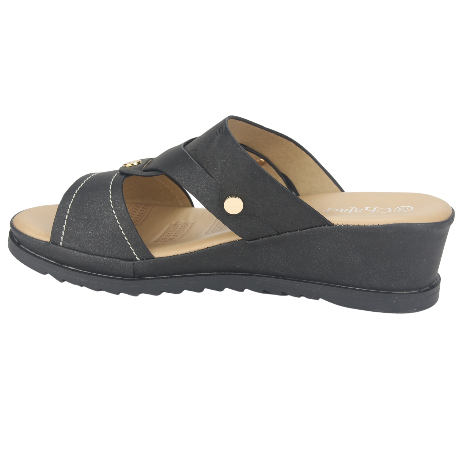 SANDALIAS MUJER CHALADA PIURA-17 NEGRO CASUAL - 2