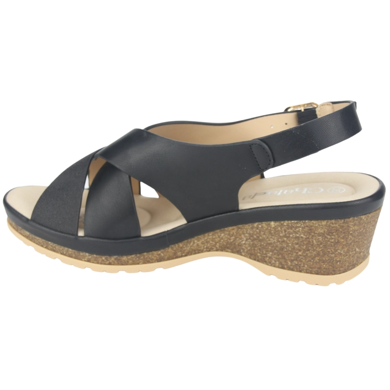 SANDALIA CHALADA MUJER ICA-30 NEGRO CASUAL - 2