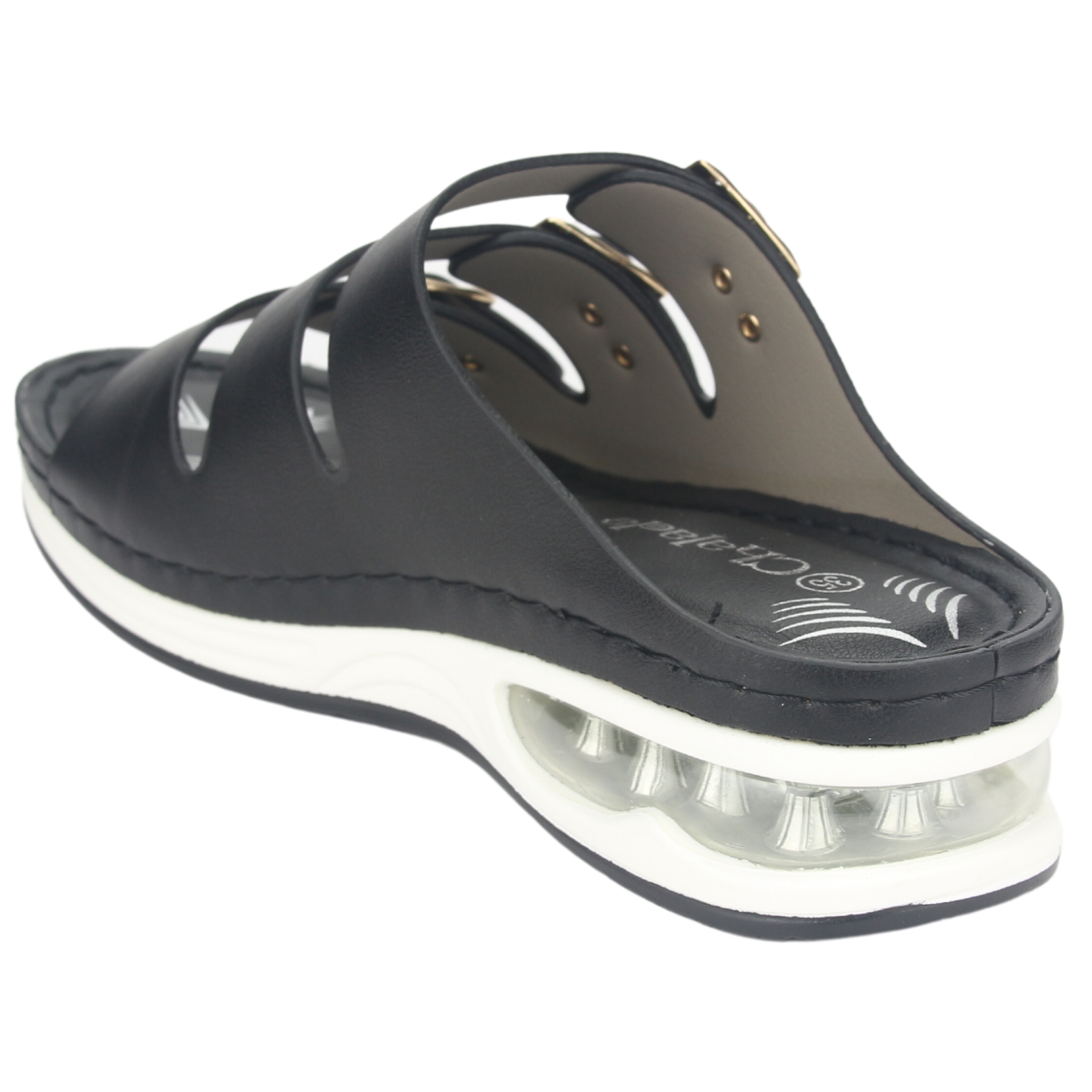 SANDALIA CHALADA MUJER YANA-10 NEGRO CASUAL - 4
