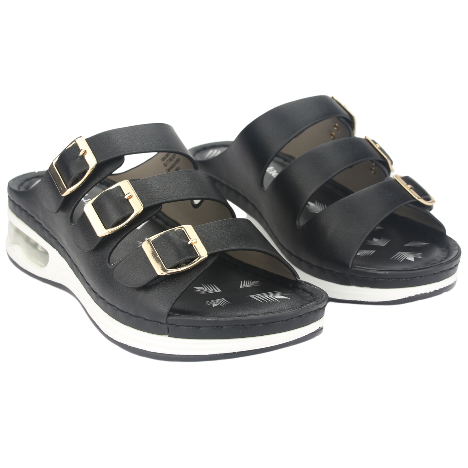 SANDALIA CHALADA MUJER YANA-10 NEGRO CASUAL - 5