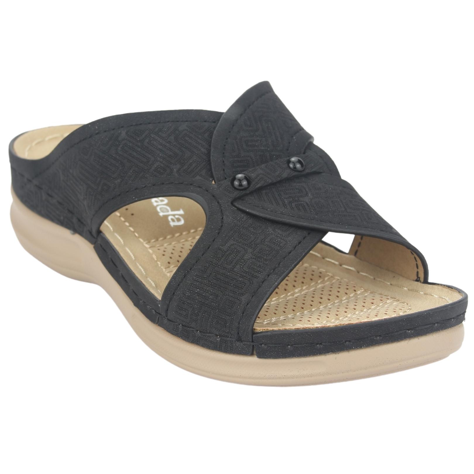 SANDALIAS MUJER CHALADA KON-16 NEGRO CASUAL - 3