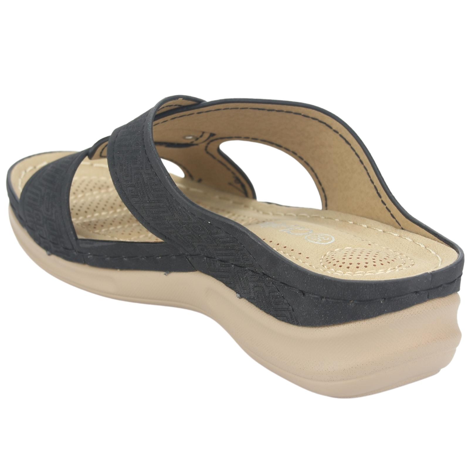 SANDALIAS MUJER CHALADA KON-16 NEGRO CASUAL - 4