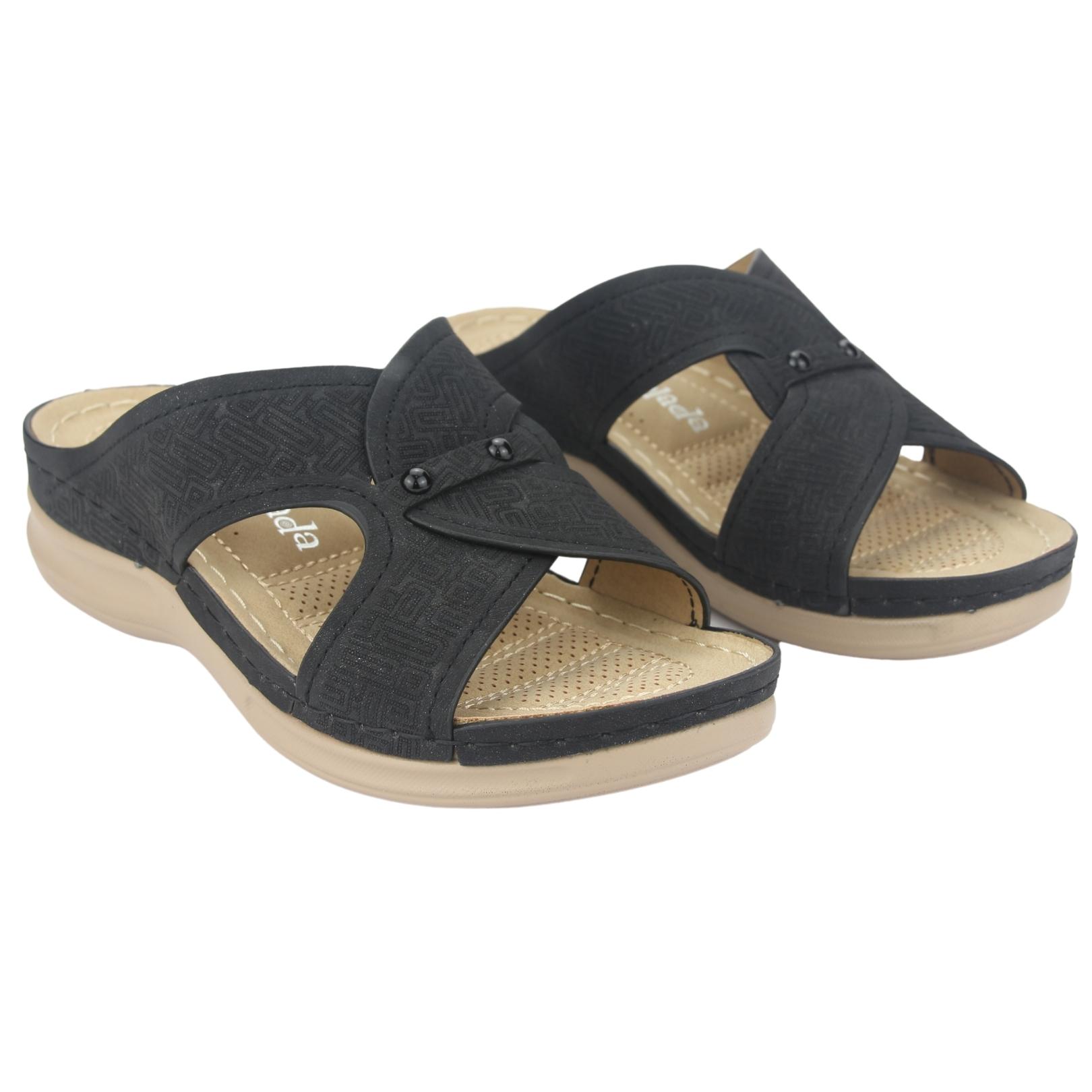 SANDALIAS MUJER CHALADA KON-16 NEGRO CASUAL - 5