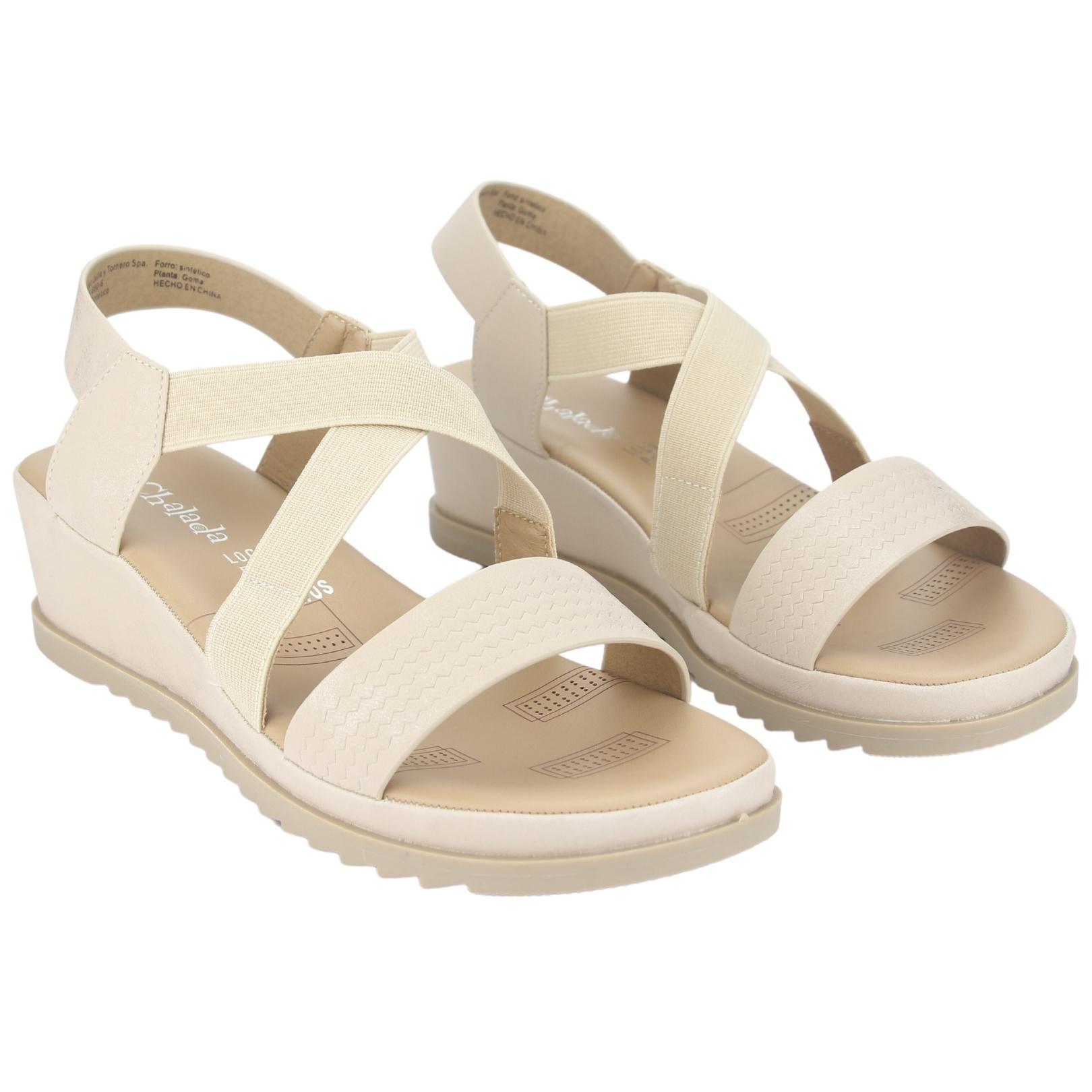 SANDALIA CHALADA MUJER PIURA-16 BEIGE CASUAL - 5