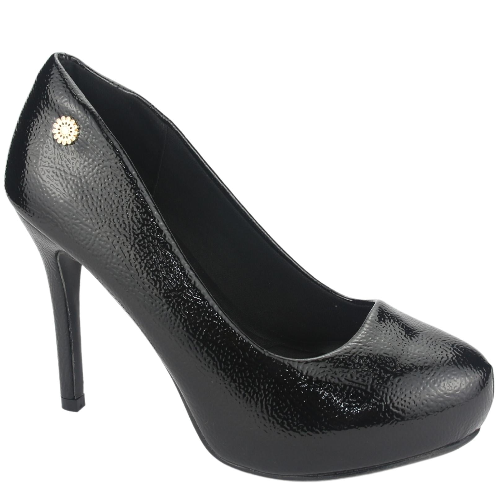 ZAPATO CHALADA MUJER FEEL-1 NEGRO CASUAL - 1
