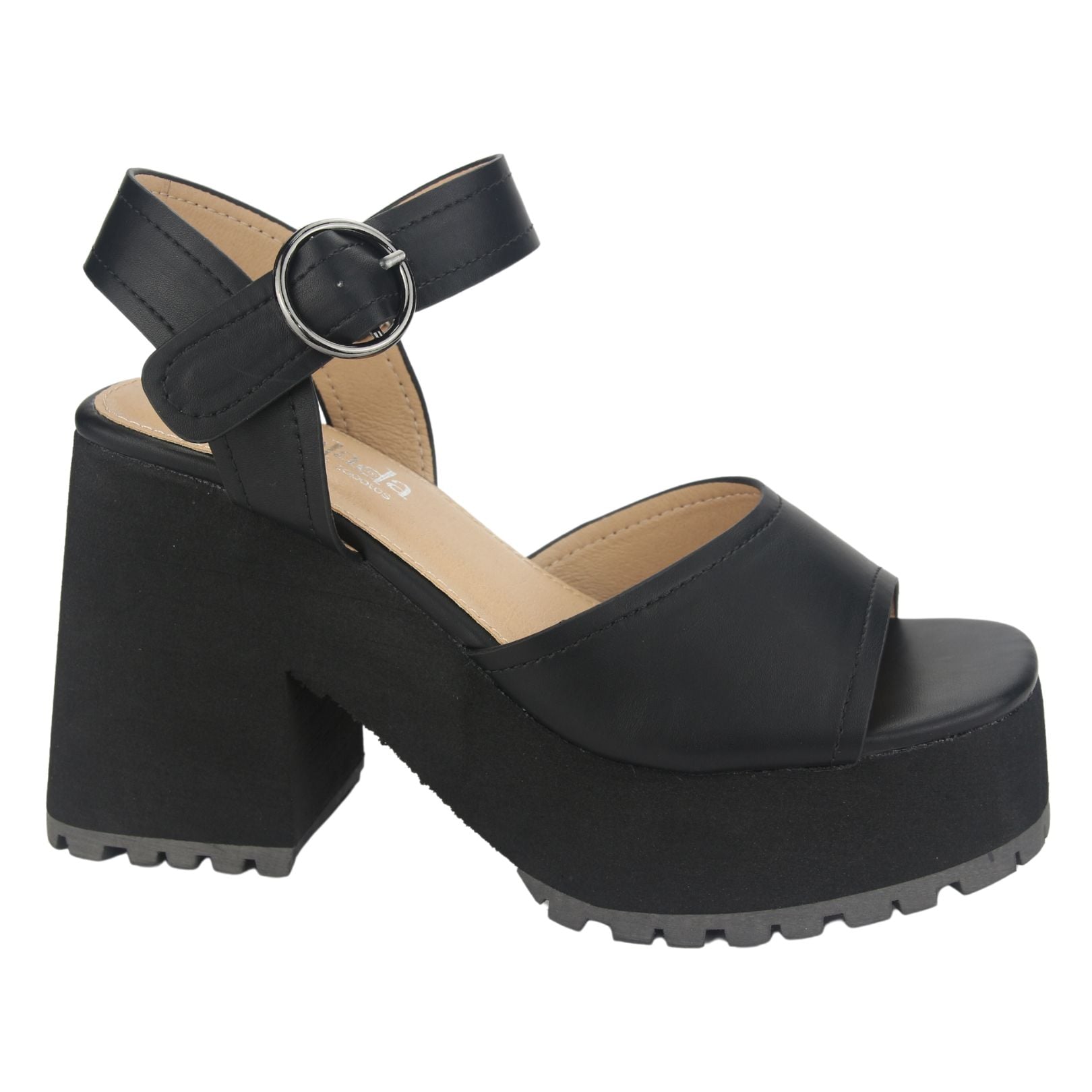 SANDALIA CHALADA MUJER VIVA-6 NEGRO CASUAL - 1