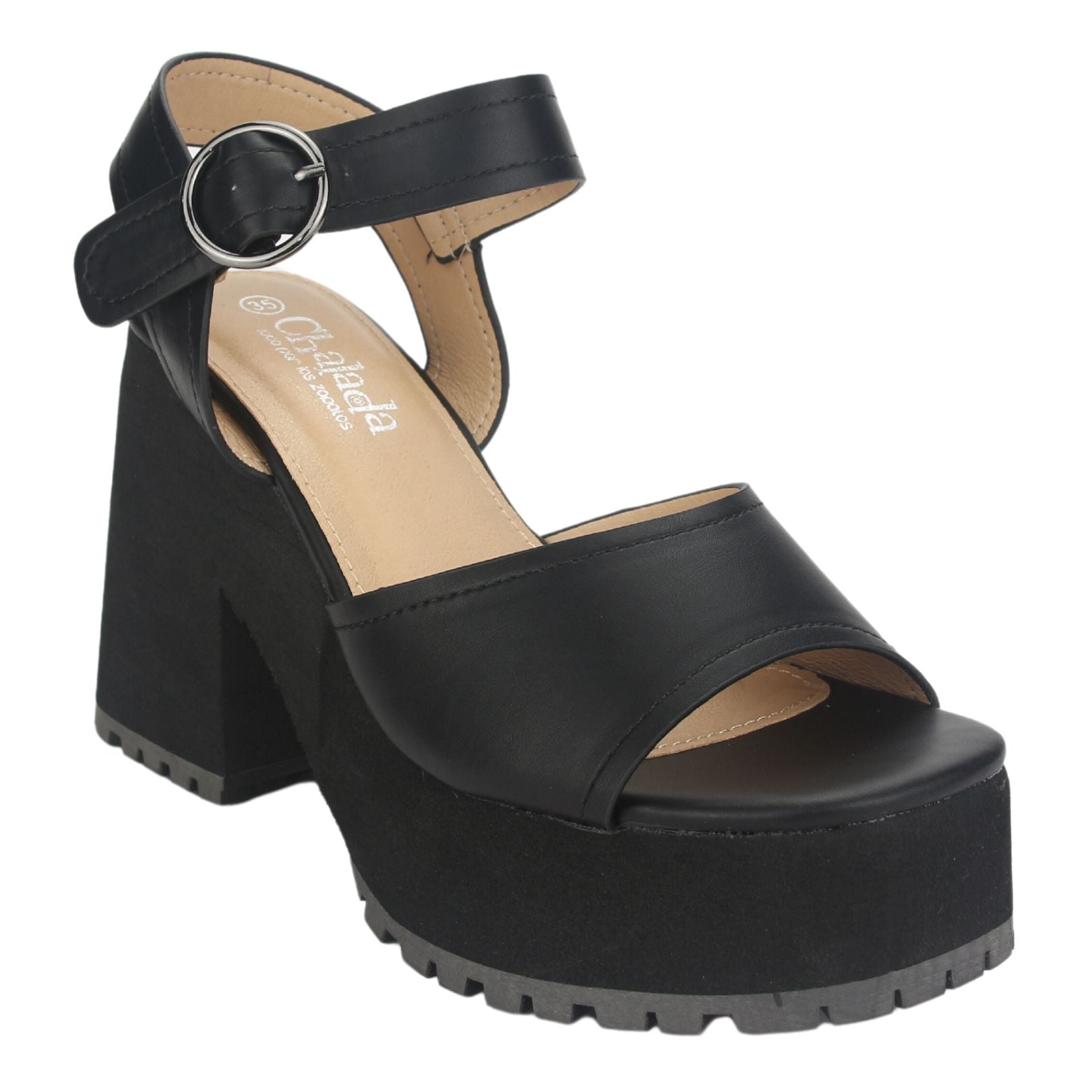 SANDALIA CHALADA MUJER VIVA-6 NEGRO CASUAL - 3