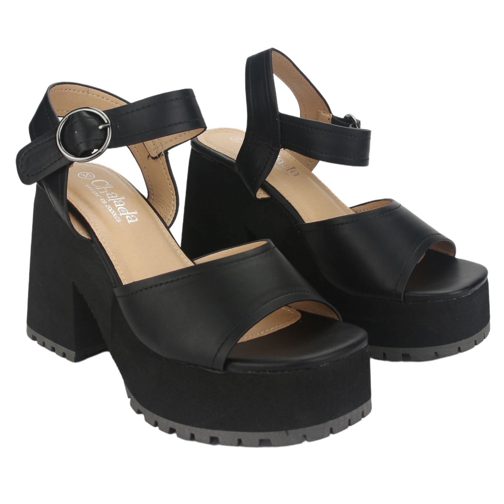 SANDALIA CHALADA MUJER VIVA-6 NEGRO CASUAL - 5