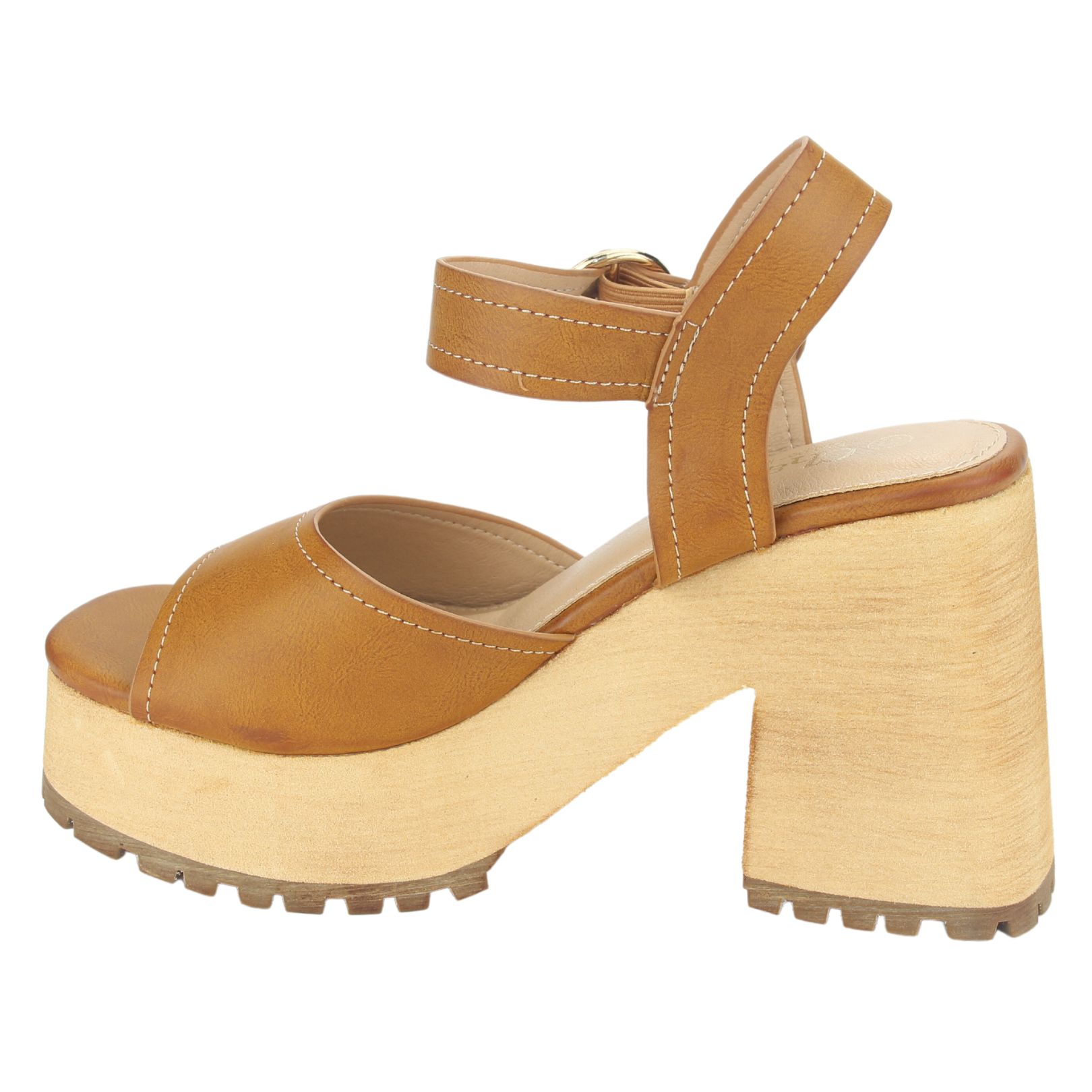 SANDALIA CHALADA MUJER VIVA-6 CAMEL CASUAL - 2