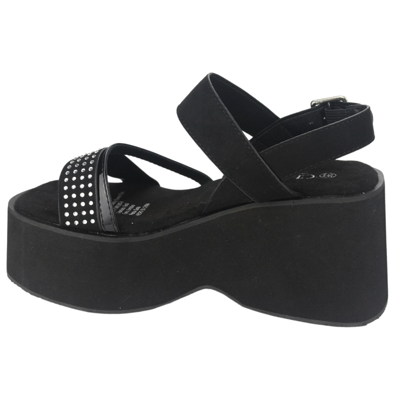 SANDALIAS MUJER CHALADA VERENA-6 NEGRO CASUAL - 2