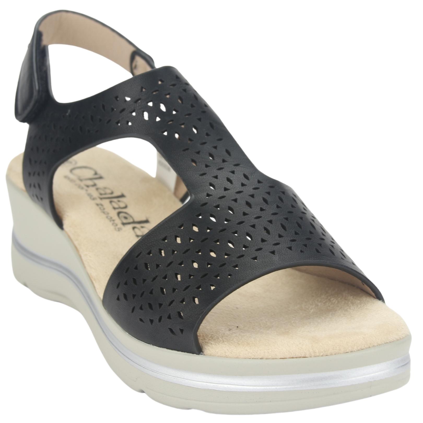 SANDALIAS MUJER CHALADA FAIRLY-3 NEGRO CASUAL - 3