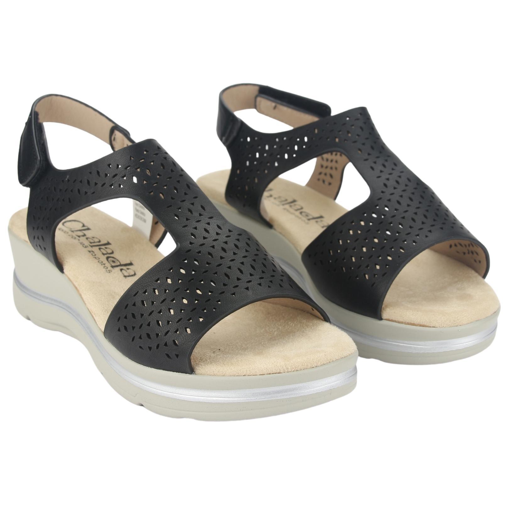SANDALIAS MUJER CHALADA FAIRLY-3 NEGRO CASUAL - 5