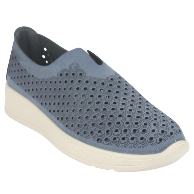 MOCASINES MUJER CHALADA AZUL MARINO DUSTER-1 CASUAL - 3