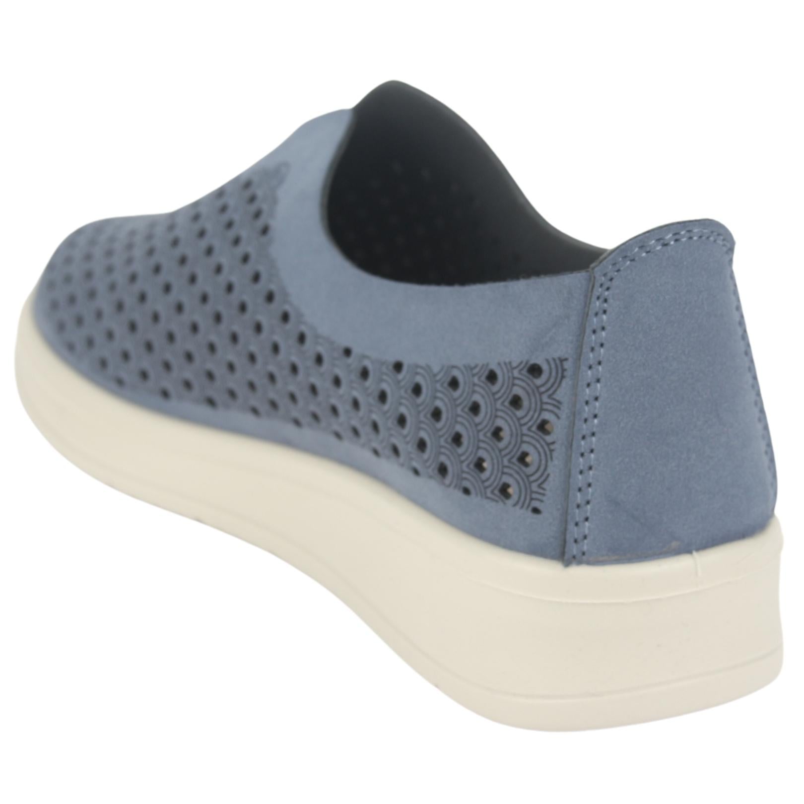 MOCASINES MUJER CHALADA AZUL MARINO DUSTER-1 CASUAL - 4