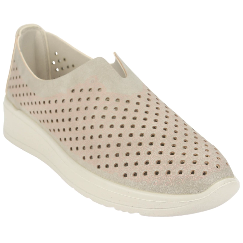 MOCASINES MUJER CHALADA TAUPE DUSTER-1 CASUAL - 3