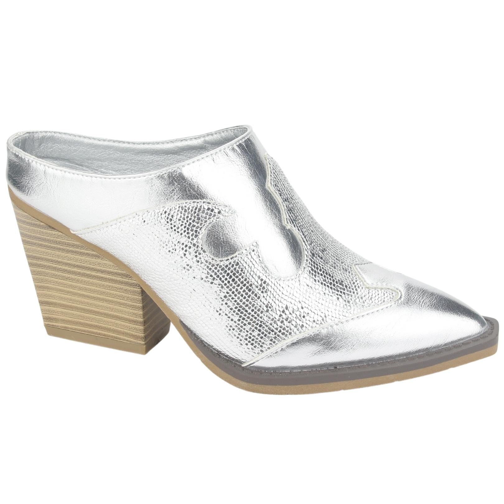 ZAPATO CHALADA MUJER WAY-1 PLATEADO CASUAL - 1