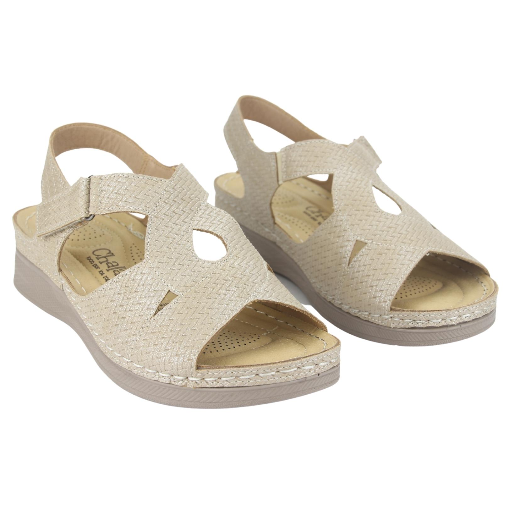 SANDALIAS MUJER CHALADA DIDI-2 DORADO CASUAL - 5