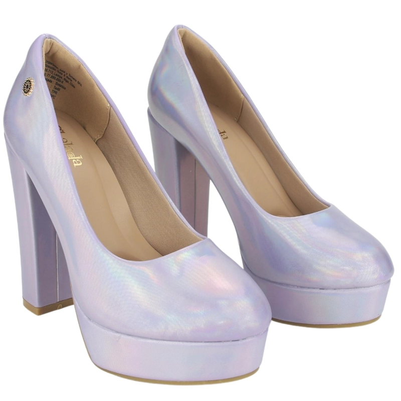 ZAPATO CHALADA MUJER FETICHE-1 LILA CASUAL - 5