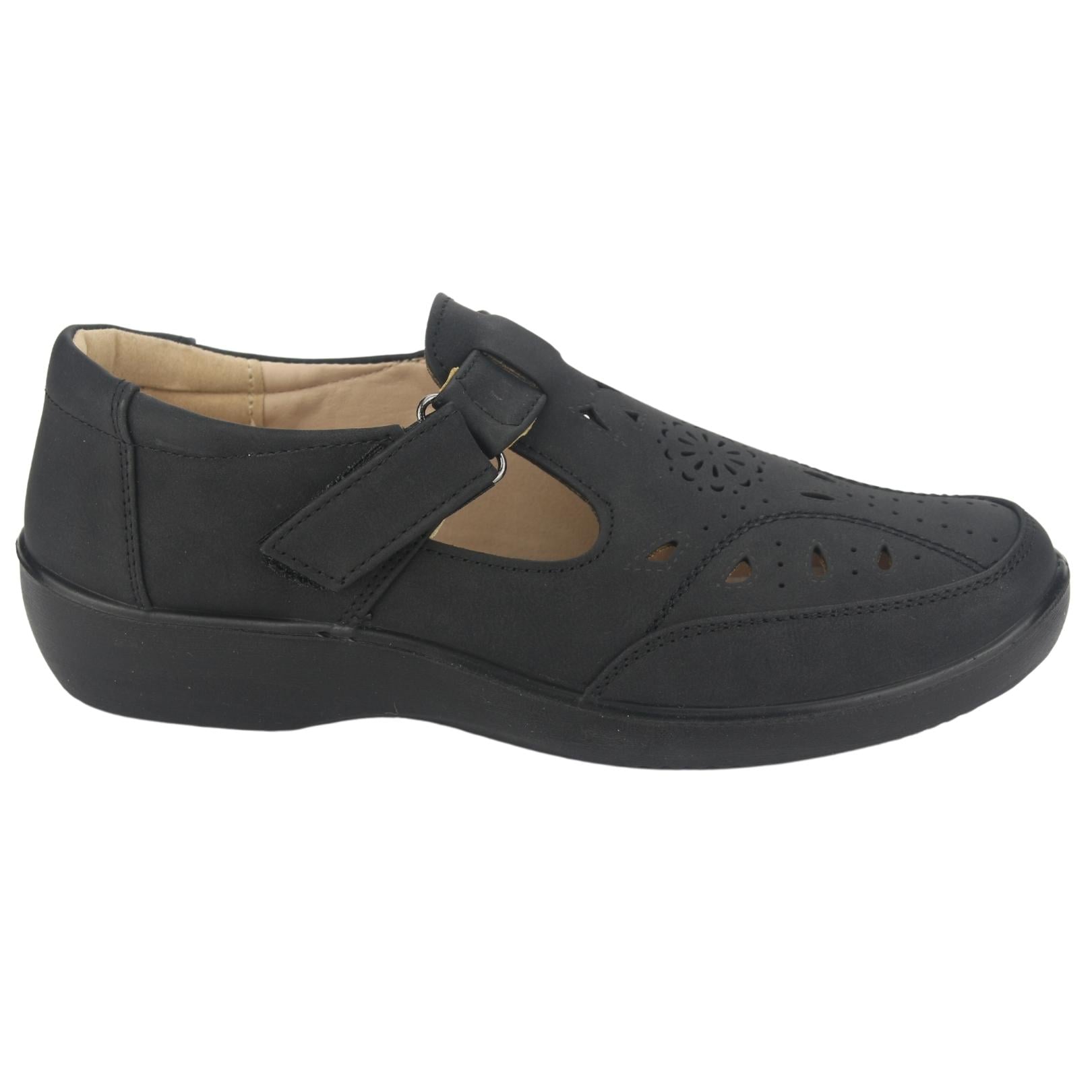 MOCASIN CHALADA MUJER DONG-1 NEGRO CASUAL - 1